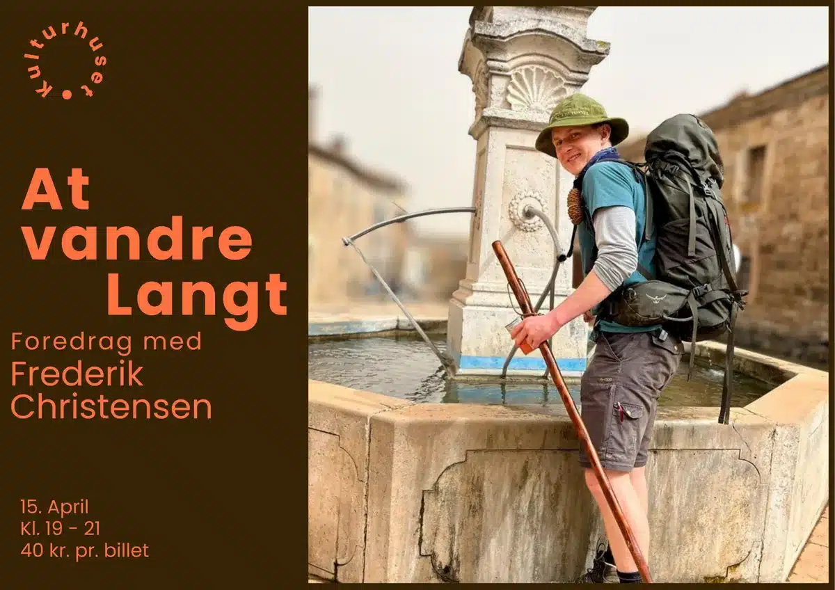 Plakat for kulturarrangementet Forklædt som voksen