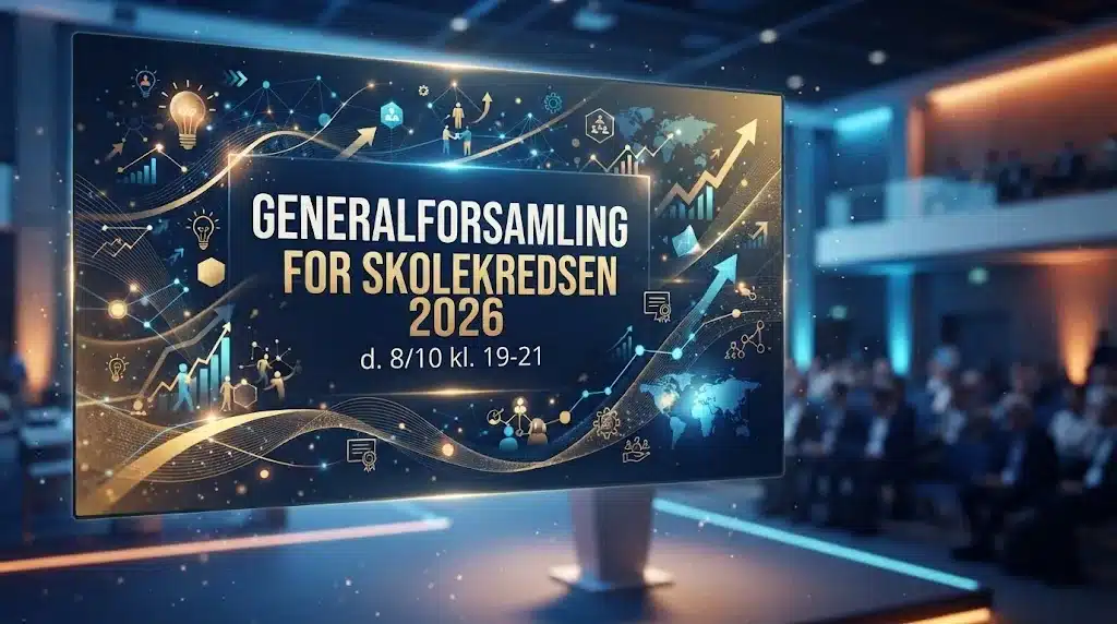 Generalforsamling for skolekredsen i skolens spisesal